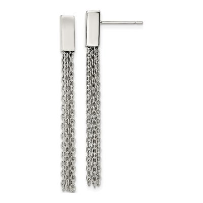 Stainless Steel Multi Dangle Earrings
