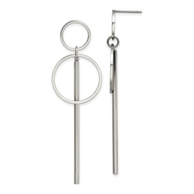 Stainless Steel Dangle Earrings