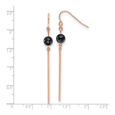 Stainless Steel Snowflake Dangle Earrings – view 5