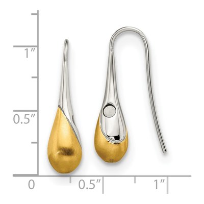 Stainless Steel IP Dangle Earrings – view 5