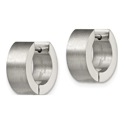 Stainless Steel 11mm Huggie Hoop Earrings – view 5