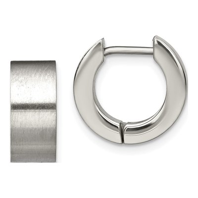 Stainless Steel 11mm Huggie Hoop Earrings