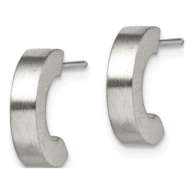 Stainless Steel 10mm Hoop Earrings – view 5