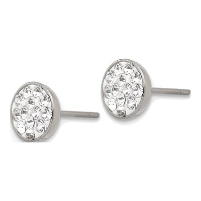 Chisel Stainless Steel Crystal Post Earrings – view 5