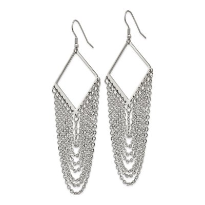 Stainless Steel Multi Dangle Earrings – view 4