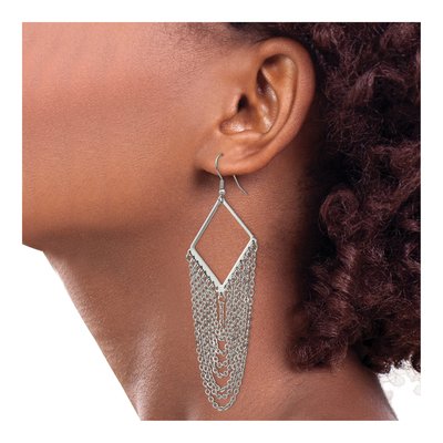 Stainless Steel Multi Dangle Earrings – view 5