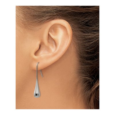 Stainless Steel Shepherd Hook Dangle Earrings – view 6