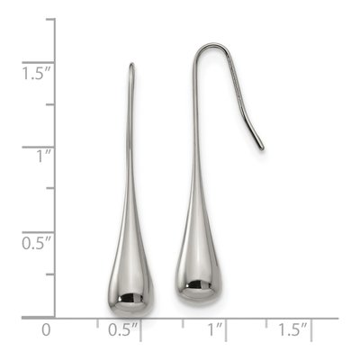 Stainless Steel Shepherd Hook Dangle Earrings – view 7