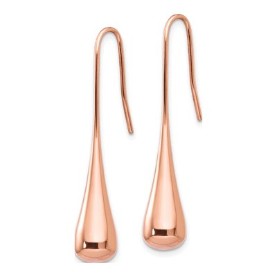 Stainless Steel IP Shepherd Hook Dangle Earrings – view 5