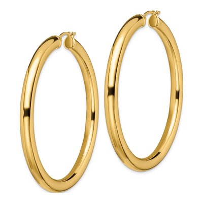 Stainless Steel 62mm Hoop Earrings – view 4