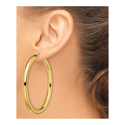 Stainless Steel 62mm Hoop Earrings – view 5