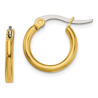 Stainless Steel 16mm Hoop Earrings