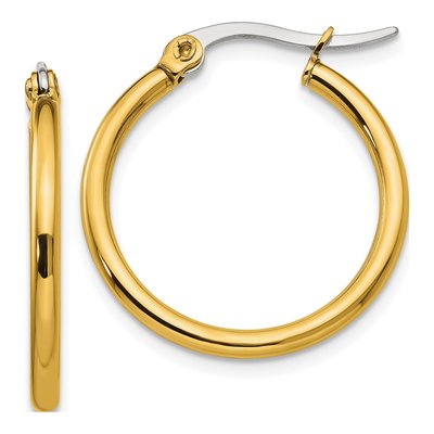 Stainless Steel 26mm Hoop Earrings
