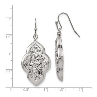 Stainless Steel Dangle Earrings – view 6