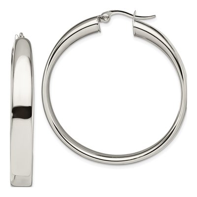 Stainless Steel Hoop Earrings