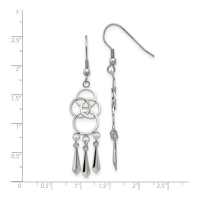 Stainless Steel Dangle Earrings – view 6