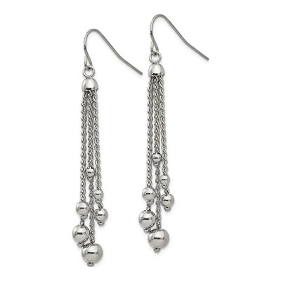 Stainless Steel Dangle Earrings – view 3