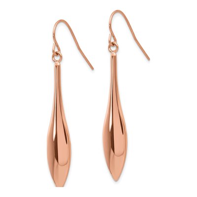 Stainless Steel IP Dangle Earrings – view 4