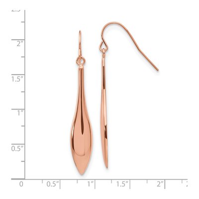 Stainless Steel IP Dangle Earrings – view 6