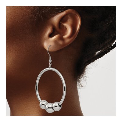 Stainless Steel Dangle Earrings – view 5