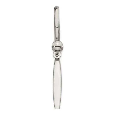Stainless Steel Key Ring - Brushed & Polished – view 5