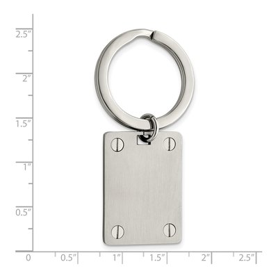 Stainless Steel Brushed Key Ring – view 5