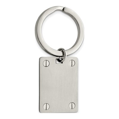 Stainless Steel Brushed Key Ring