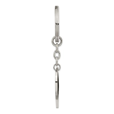 Stainless Steel Heart Key Ring – view 4