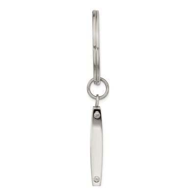 Stainless Steel Carbon Fiber Key Ring – view 4