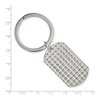 Men's Stainless Steel Reversible Key Ring – view 4