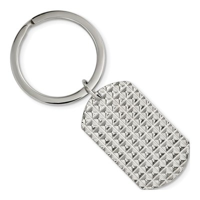 Men's Stainless Steel Reversible Key Ring