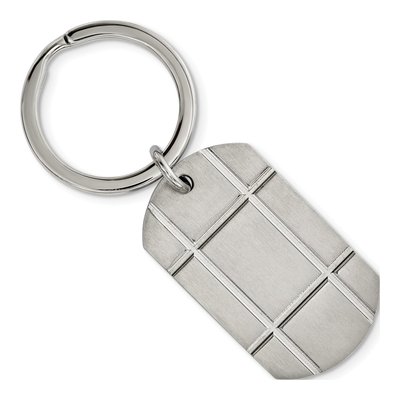 Stainless Steel Brushed Key Ring