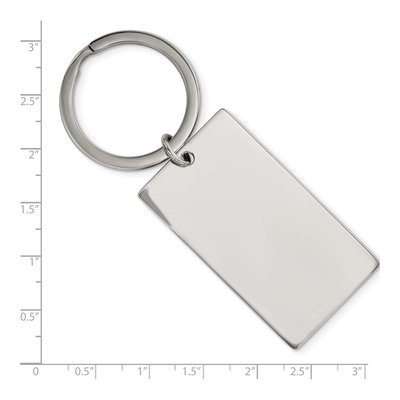 Stainless Steel Reversible Key Ring – view 4