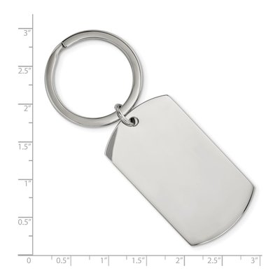 Stainless Steel Reversible Key Ring – view 4