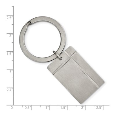 Stainless Steel Brushed Key Ring for Men – view 4