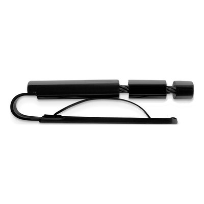Men's Stainless Steel Black IP Cable Money Clip – view 4