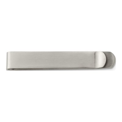 Stainless Steel Brushed Tie Bar/Money Clip – view 4