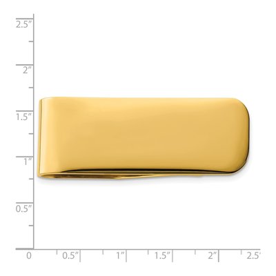 Stainless Steel Yellow IP Money Clip – view 6