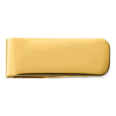 Stainless Steel Yellow IP Money Clip