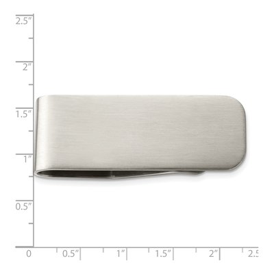 Stainless Steel Brushed Money Clip – view 6
