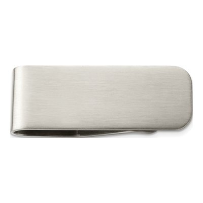 Stainless Steel Brushed Money Clip