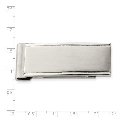 Stainless Steel Brushed Money Clip – view 6