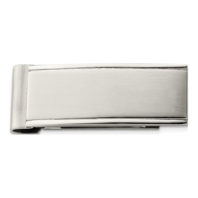 Stainless Steel Brushed Money Clip