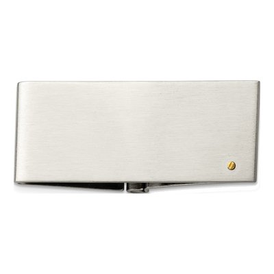 Men's Chisel Stainless Steel Money Clip, Gold Tone