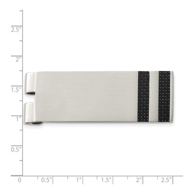 Chisel Stainless Steel Black Carbon Fiber Money Clip – view 6