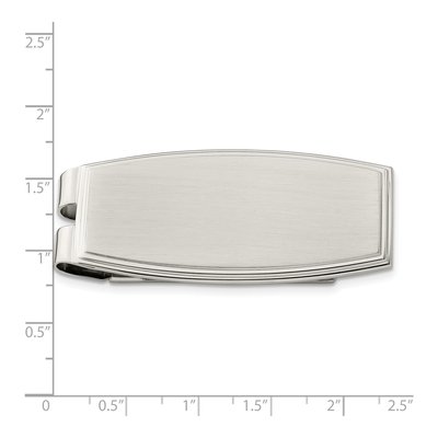 Stainless Steel Brushed Money Clip – view 6