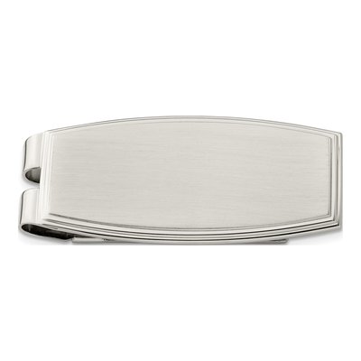 Stainless Steel Brushed Money Clip