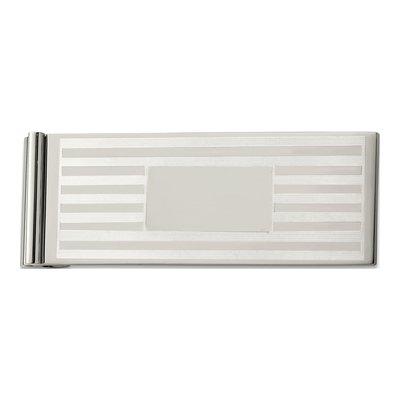 Stainless Steel Brushed Money Clip