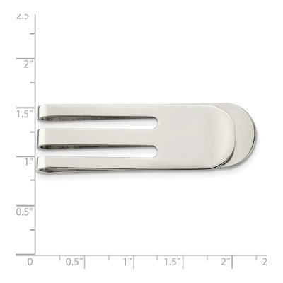 Stainless Steel Polished Money Clip – view 6