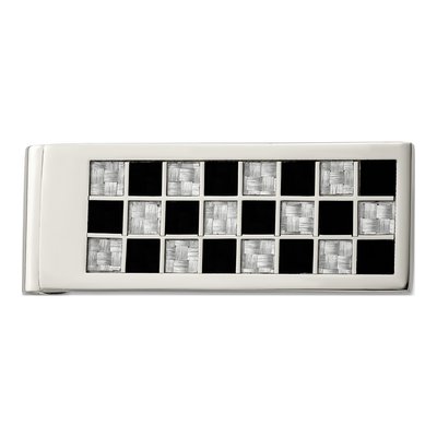 Steel & Carbon Fiber Money Clip for Men
